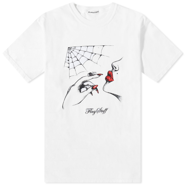 Photo: Flagstuff Men's Spider T-Shirt in White