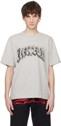 ICECREAM Gray Gothic College T-Shirt