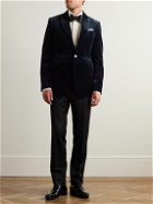 Favourbrook - Newport Slim-Fit Cotton-Velvet Tuxedo Jacket - Blue