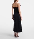 Fforme Skylar cotton and silk midi dress