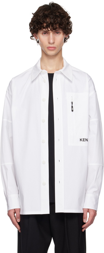 Photo: Kenzo White Kenzo Paris 'Boke Flower 2.0' Shirt