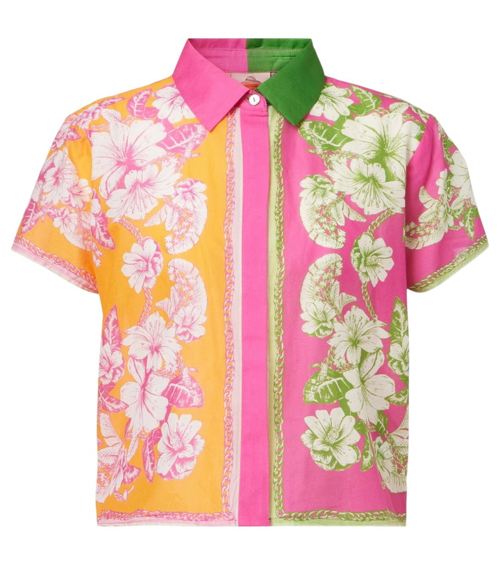 Photo: Farm Rio Mixed Scarves Floral Elegance cotton shirt