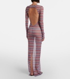 Bananhot Renne printed cotton maxi dress