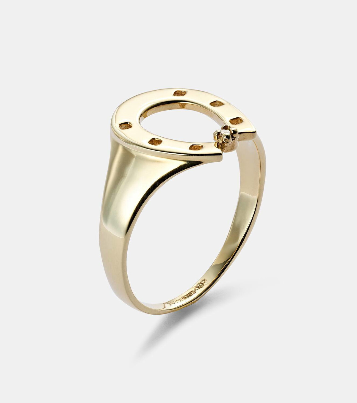 Aliita Horseshoe 9kt ring with diamond