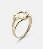 Aliita Horseshoe 9kt ring with diamond