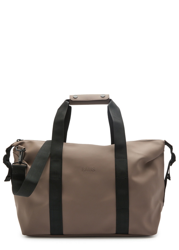 Photo: Rains Hilo Weekend Small Rubberised Holdall - Chocolate - One Size