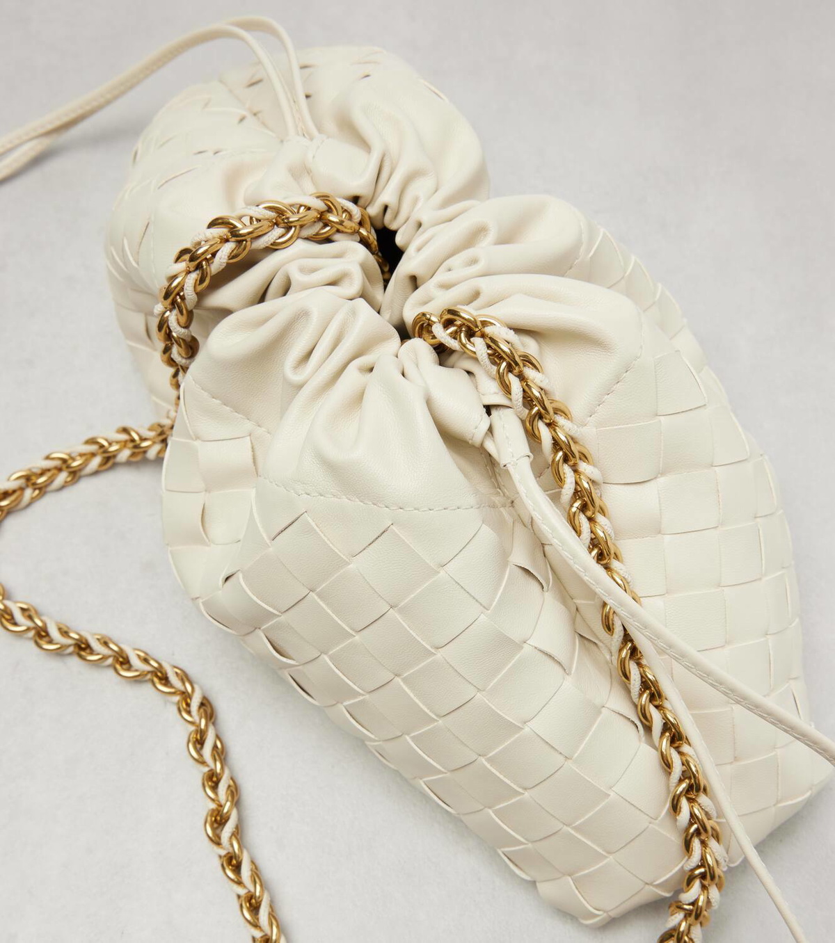 Bottega Veneta Soirée Medium leather shoulder bag
