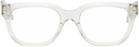 Givenchy Transparent GV Day Rectangle Glasses