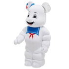 Medicom STAY PUFT MARSHMALLOW MAN COSTUME Be@rbrick in White 1000%