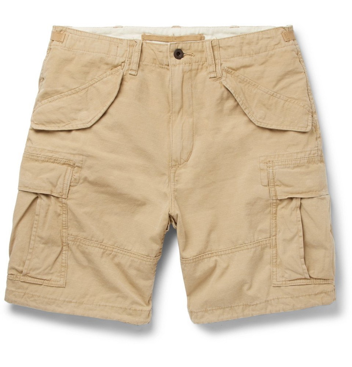 Photo: Polo Ralph Lauren - Washed Cotton-Ripstop Cargo Shorts - Men - Beige