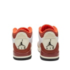 Air Jordan Men's 3 Retro SE GS Sneakers in White/Black