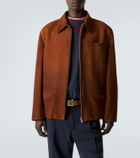 Miu Miu Suede blouson jacket