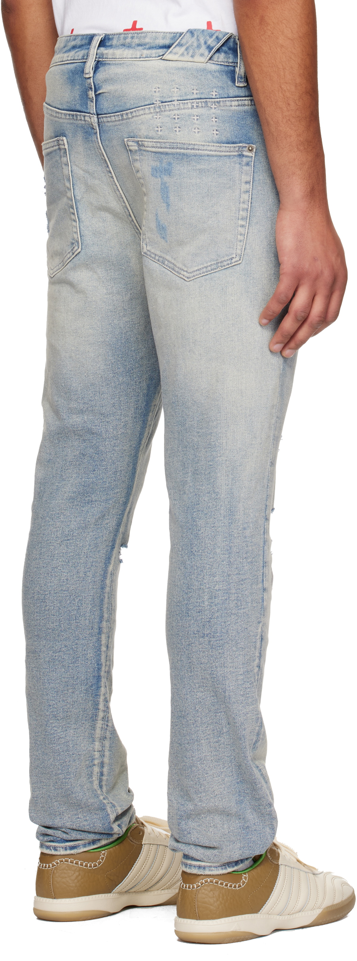 Ksubi Blue Chitch Punk Thrashed Jeans Ksubi