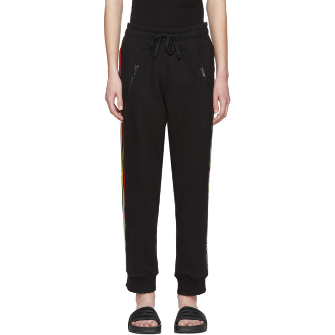 Photo: Baja East Black Logo Stripe Moto Lounge Pants