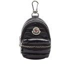 Moncler Women's Kilia Padded Backpack Key Ring in Black