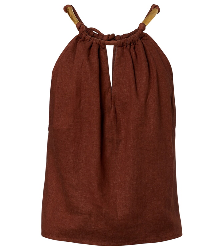 Photo: ViX Paula Hermanny Janet linen-blend top