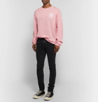 RtA - Embroidered Wool and Cashmere-Blend Sweater - Pink