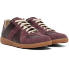 Maison Margiela Burgundy Replica Sneakers