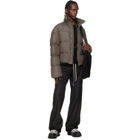 Rick Owens Moncler + Rick Owens Gray Cyclopic Down Jacket