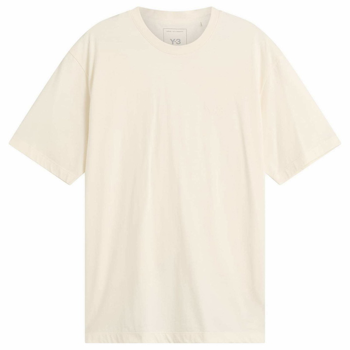 Photo: Y-3 Men's Logo T-Shirt in Beige