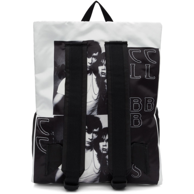 Eastpak X Raf Simons Men's Poster Backpack - Black Cotton