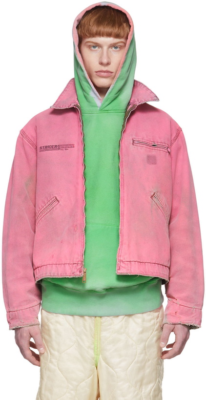 Photo: NotSoNormal Pink Dad's Denim Jacket