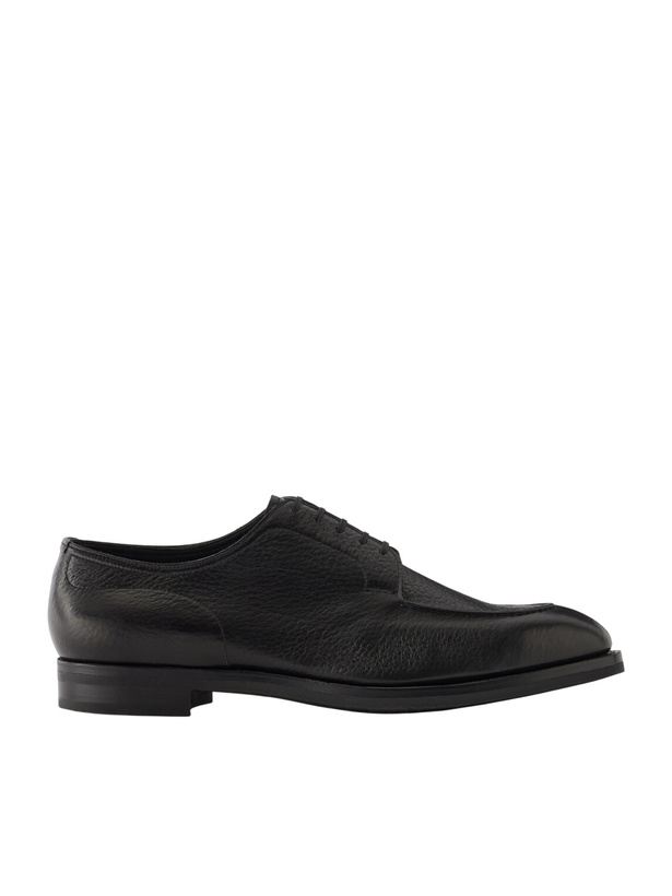 Photo: Edward Green - Dover Suede Derby Shoes - Black