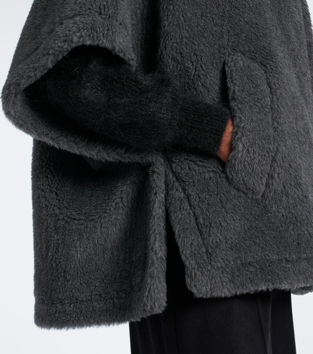 Max Mara Wool, alpaca, and silk cape