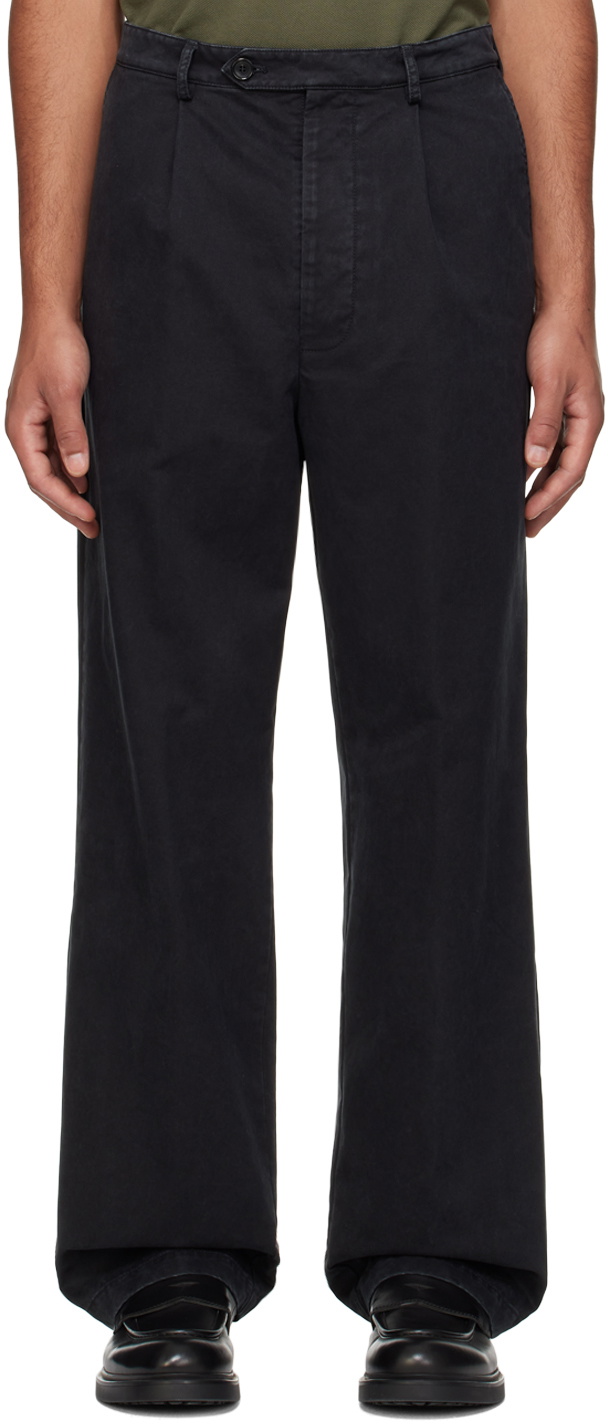 Bally Black Darted Trousers