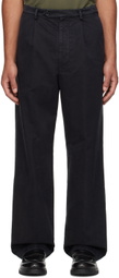Bally Black Darted Trousers