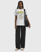 Ganni Basic Jersey Baby Bun Relaxed T-shirt White Womens Shortsleefe
