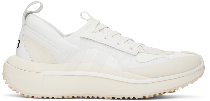 Photo: Y-3 White Qisan Cozy Sneakers