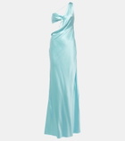 The Sei One-shoulder silk gown