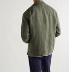 NN07 - Oscar Linen Jacket - Green