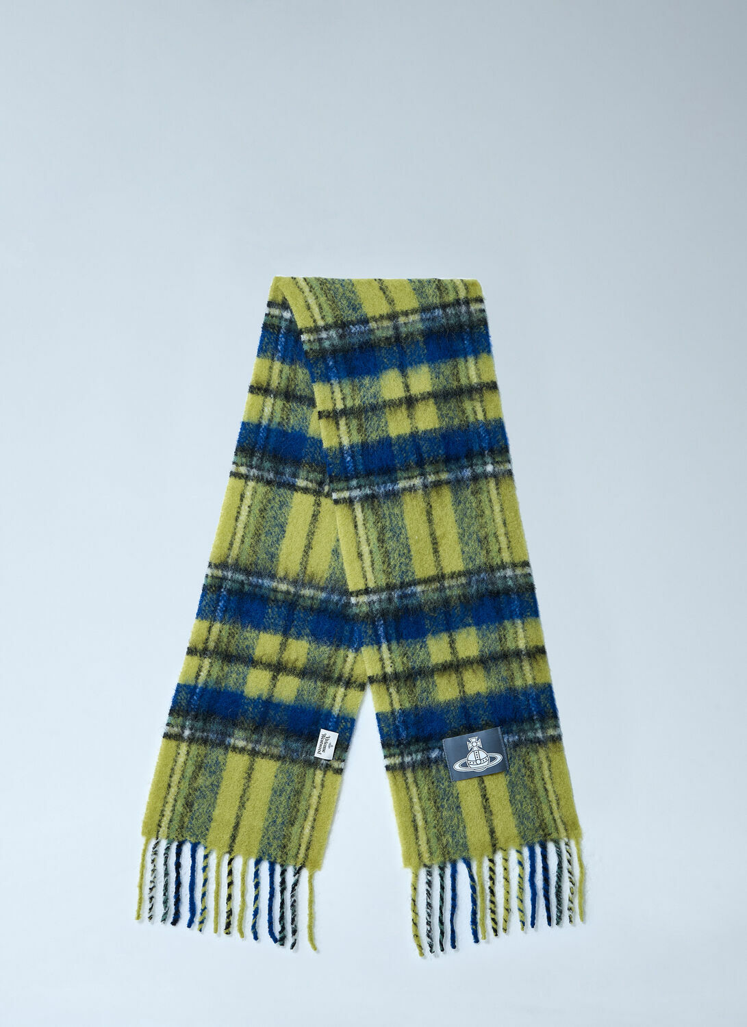 Vivienne Westwood Fringed Wool-Blend Scarf