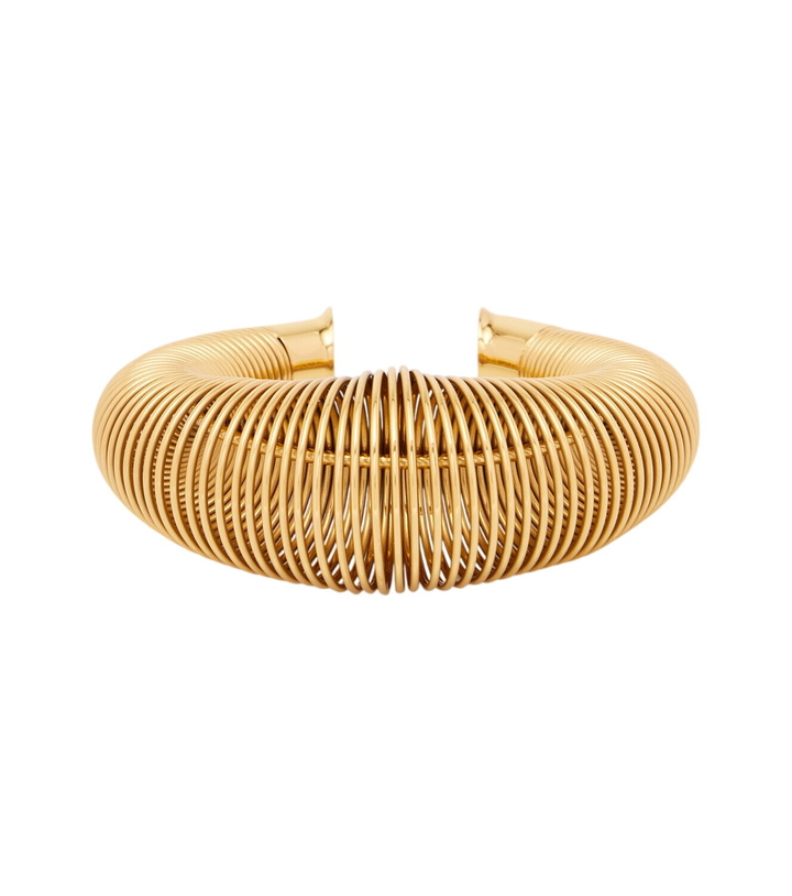 Photo: Alaïa Logo cuff bracelet