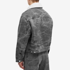 Acne Studios Men's Orsan Patch Canvas Padded Jacket in Carbon Grey