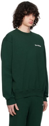 Sporty & Rich Green New Health Sweatshirt