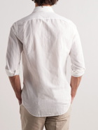 Incotex - Cotton and Linen-Blend Shirt - White
