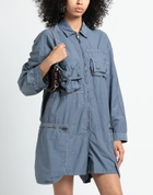 Maison Margiela Womens Playsuit Slate in Blue