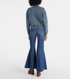 Chloé Logo cotton fleece sweatshirt