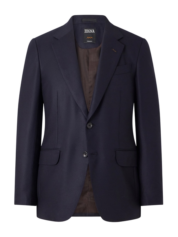 Photo: Zegna - Wool Blazer - Blue