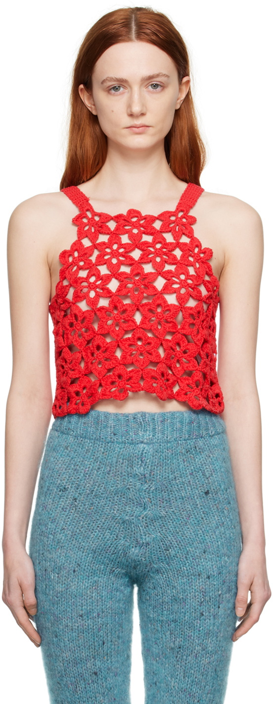 Tach Red Manolita Tank Top