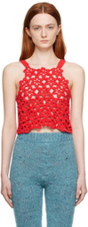 Tach Red Manolita Tank Top