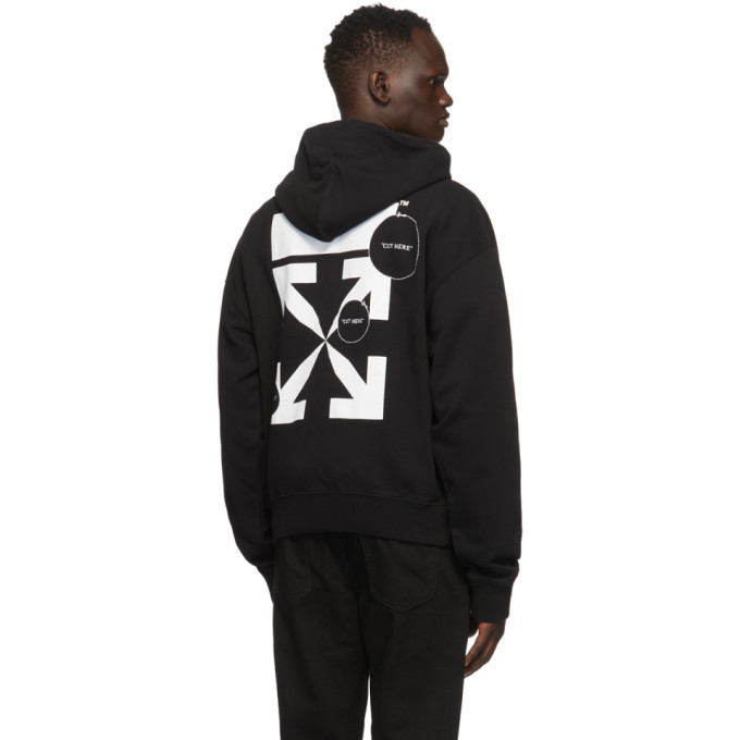 Off white clearance hoodie cut off