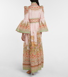 Zimmermann - Kaleidoscope silk and linen gown