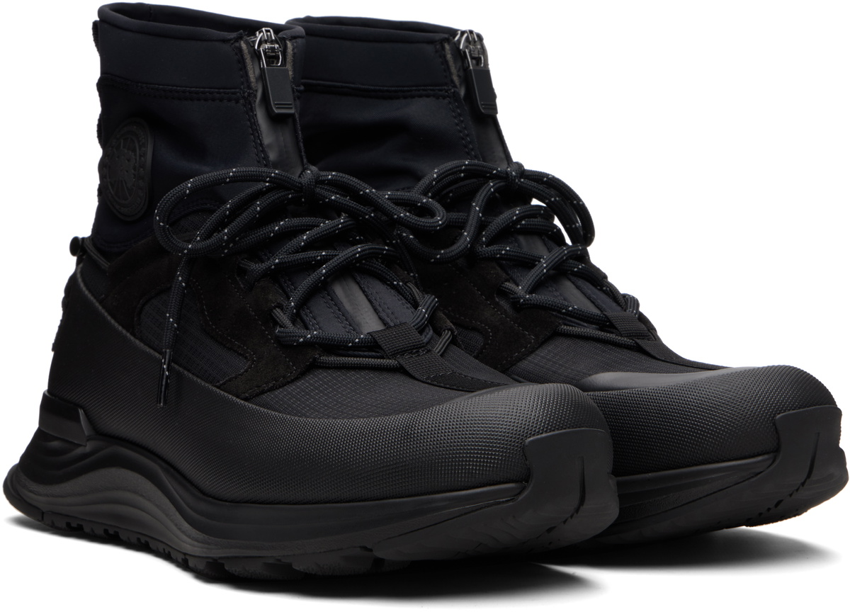 Canada Goose Black Glacier Trail High Sneakers