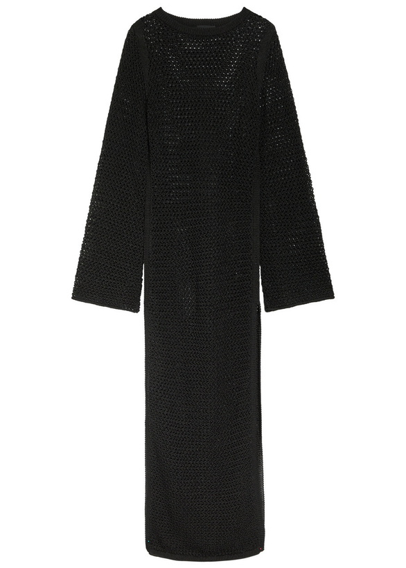 Photo: Delos Ora Open-knit Maxi Dress Black