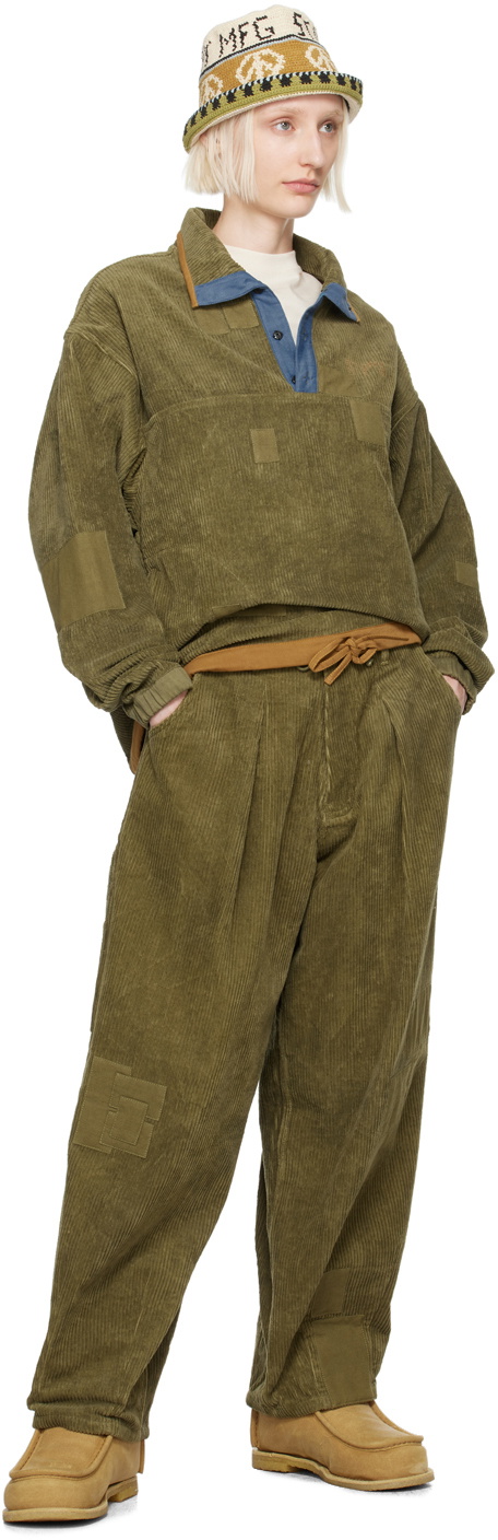 Story mfg. Khaki Polite Sweater