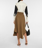 Loewe Silk midi skirt